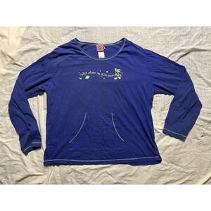 Vintage Looney Tunes Marvin Martian What Planet are You From Shirt Girls Large